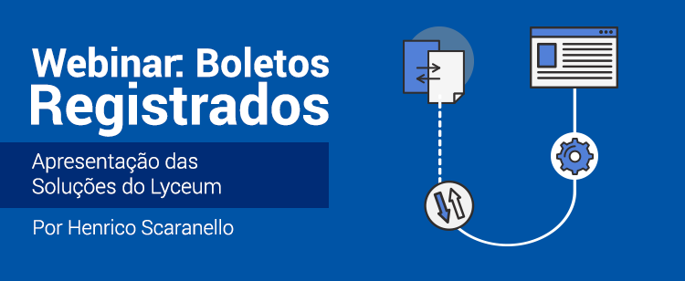 boletos registrados para cobrança de alunos
